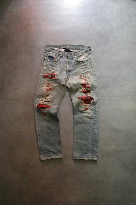 70s Levi's 501 U.K custom denim