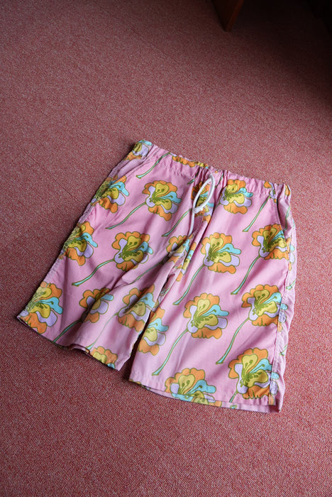 70s PeterMax fabric easy shorts