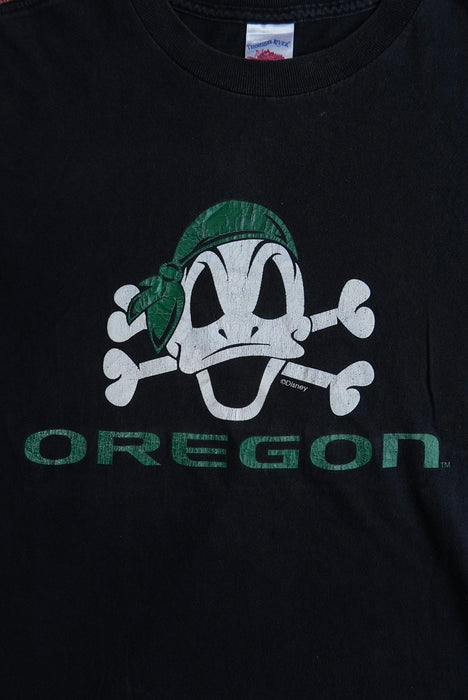 00s Disney skull donald tee