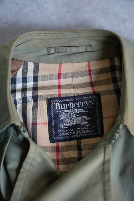 80s Burberrys’ 玉虫 trench coat