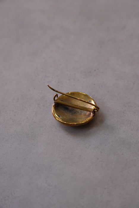 handmade brass pins "gold"