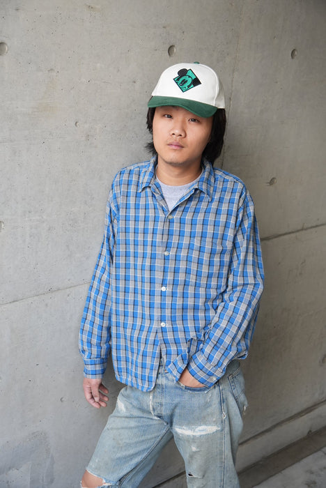 60s Sandy Mac Donalds flannel open collar shirts