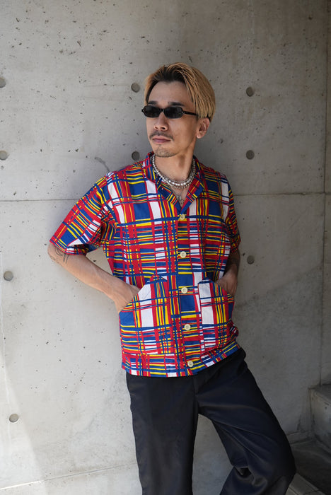 6.70s Brentwood Sportswear check roundcollar shirts