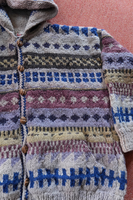 80s Foreign Affair Ecuador knit hoodie