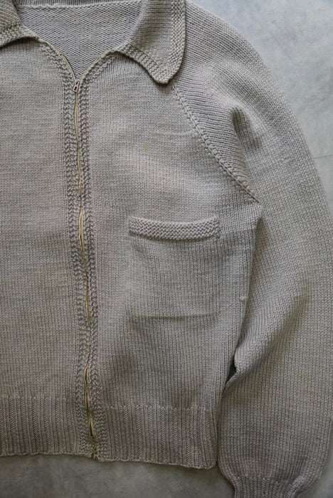 50s zip sweater