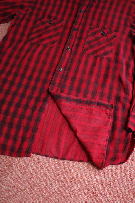 40s 5Brother printed flannel shirt