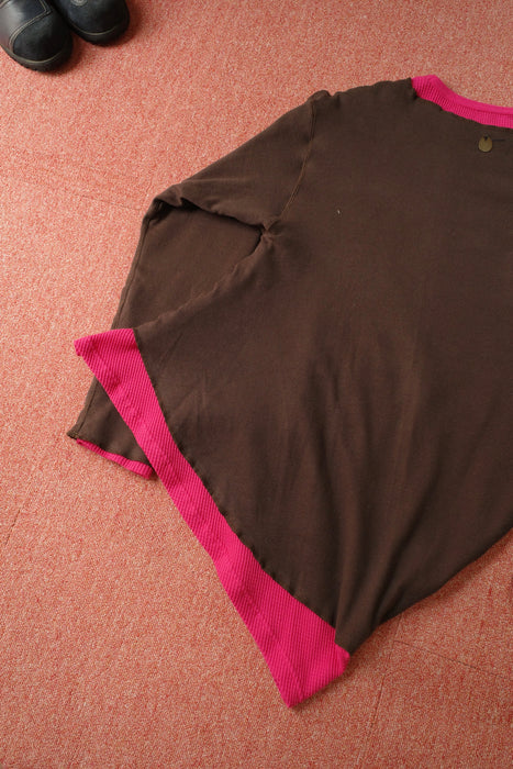 NAM Banana Ensemble Tee Brown/Pink size1