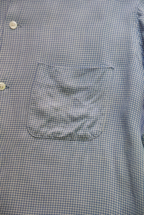 60s Amberley gingham B.D.shirt