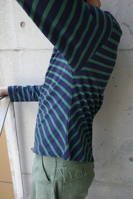 NAM Banana Basque Shirts NAVY/GREEN size1