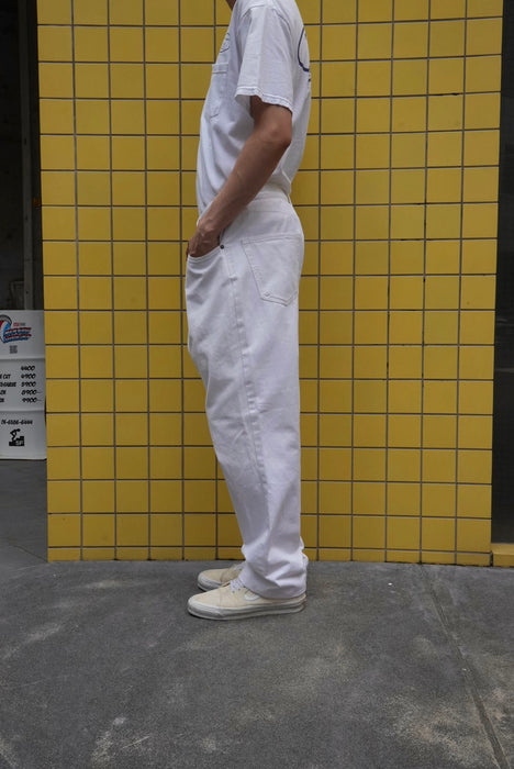 90s POLO SPORTSMAN white denim