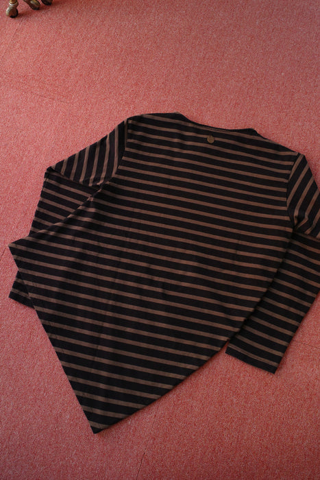 NAM Banana Basque Shirts BLACK/BROWN size1