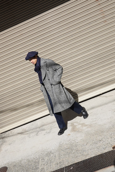 EMPORIO ARMANI virgin wool×alpaca coat