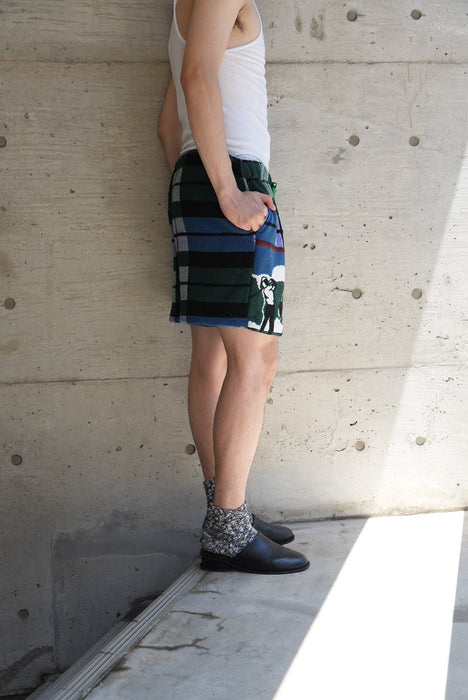 remake jaquard shorts