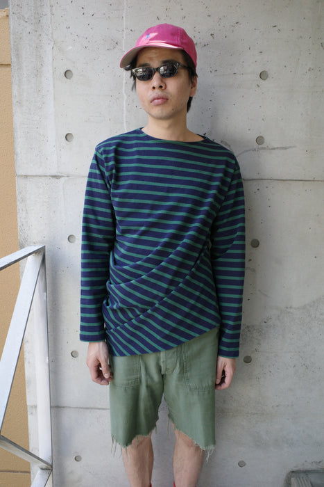 NAM Banana Basque Shirts NAVY/GREEN size1
