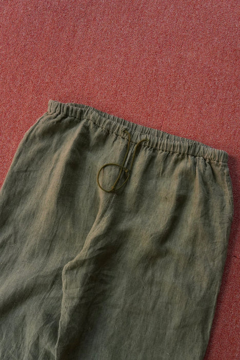 90s FLAX easy linen pants