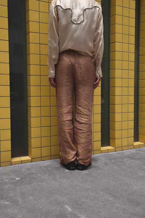 80s MOON LIGHT silky glitter easy pants