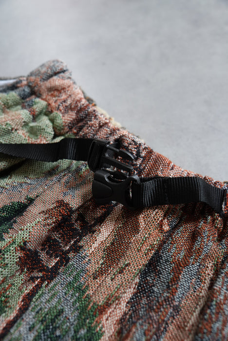 remake jaquard cargo shorts