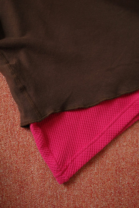 NAM Banana Ensemble Tee Brown/Pink size1