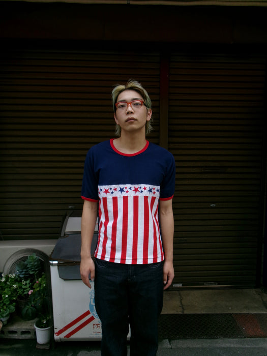 70s Custom Designed American ringer tee
