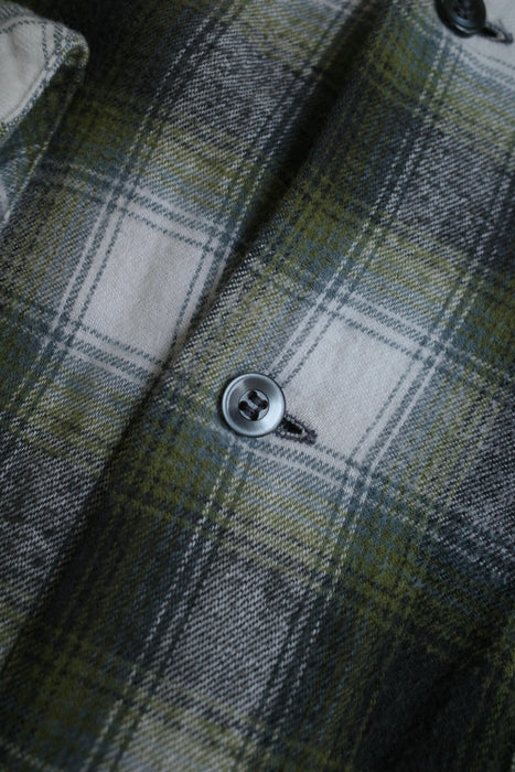 60s Sears printed flannel shirt