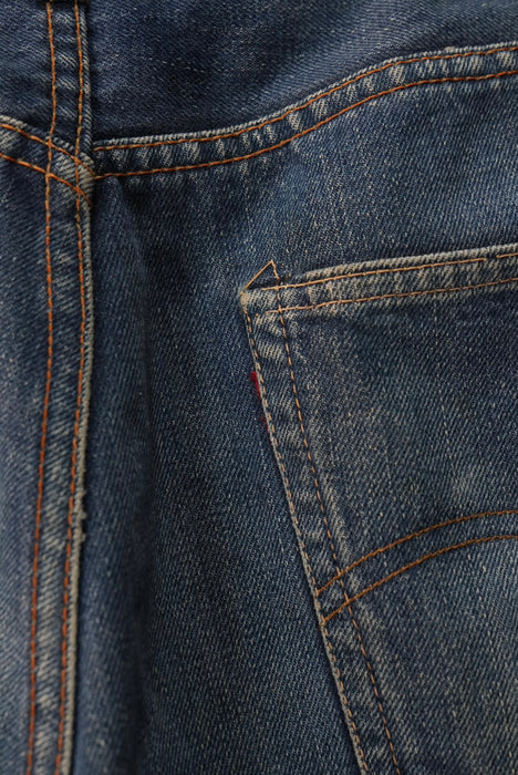 60s Hand Made by Denim Evalution leather 501 "E"