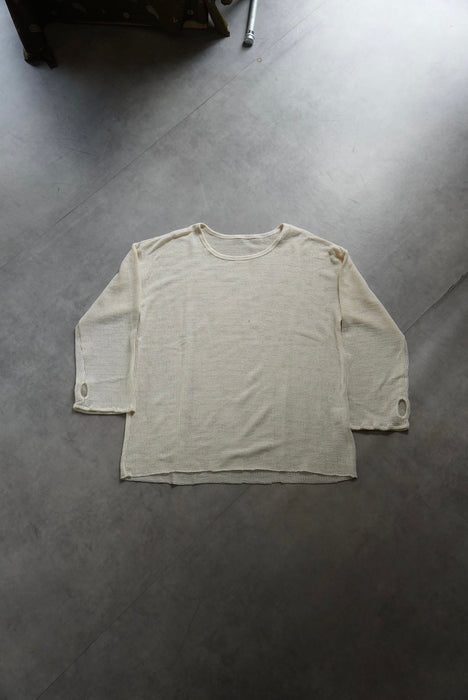 HAPPYEND mesh tee white