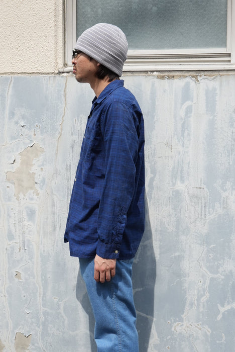 60s Hathanay cotton check shirt
