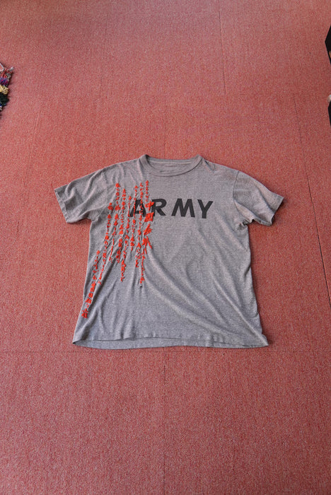90s 中国長城 hand stitch tee