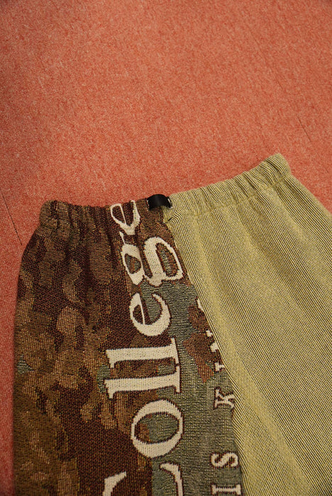 remake jaquard cargo pants