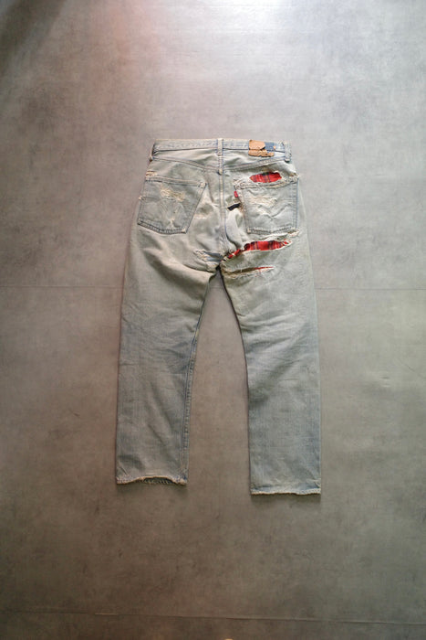 70s Levi's 501 U.K custom denim