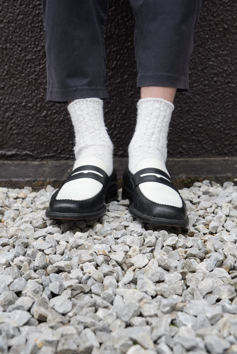 90s BACHRACH 2-tone penny loafer