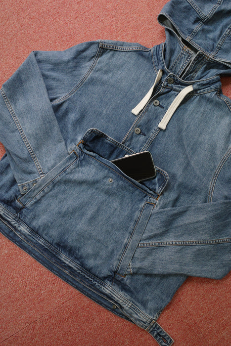 2020s GAP denim anorak jacket