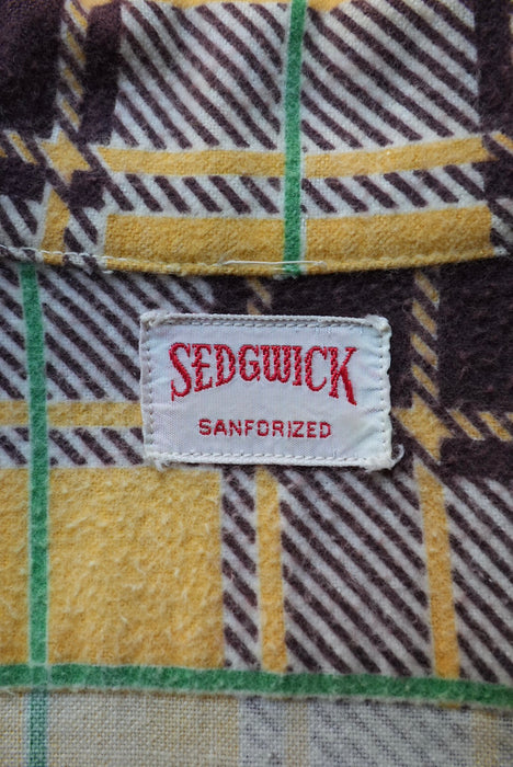 4.50s SEDGWICK print flannel shirt