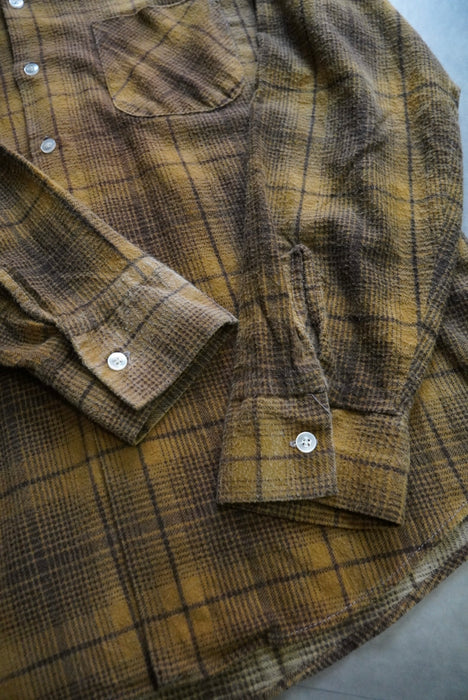 70s KINGS ROAD ombre print flannel