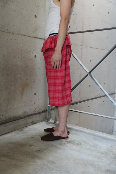 90s tartan Thailand pants