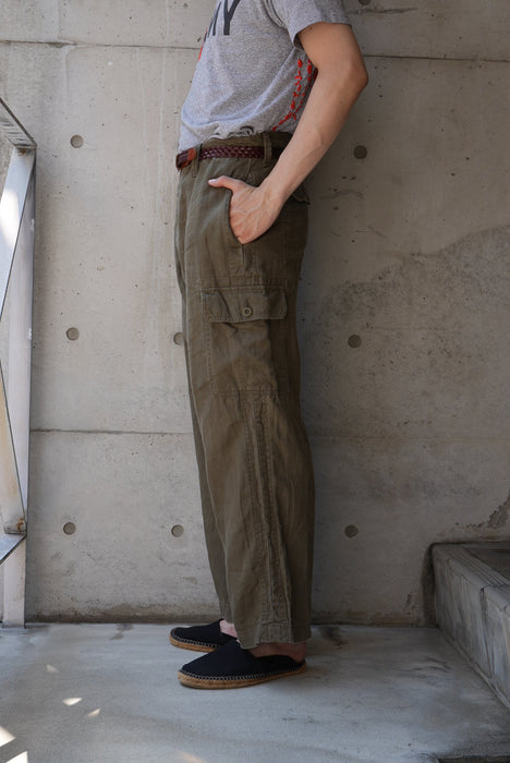 00s BANANA REPUBLIC linen cargo pants