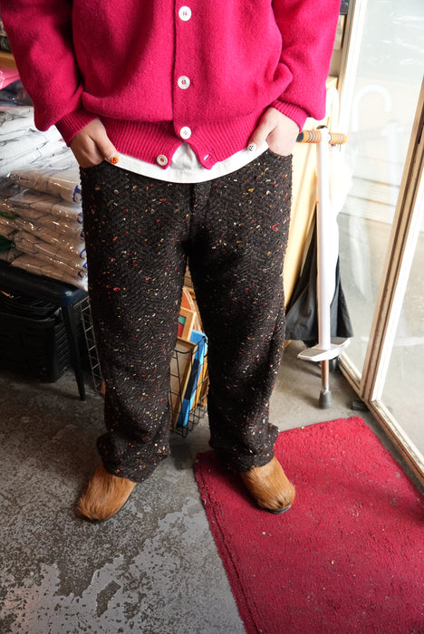 HAPPYEND Rikke easy pants HOKKORI choco