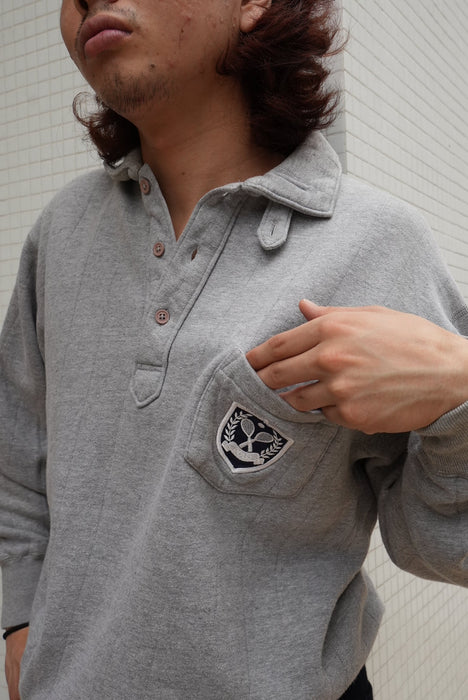 90s Ralph Lauren sweat polo shirt