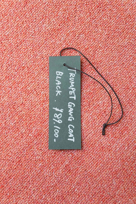 NAM TRUMPET GANG COAT BLACK