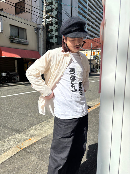 は地元で買いましょう Tee 白