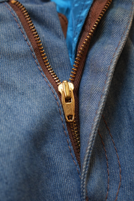 80s THE LEATHER RANCH DU CAIR leather custom denim