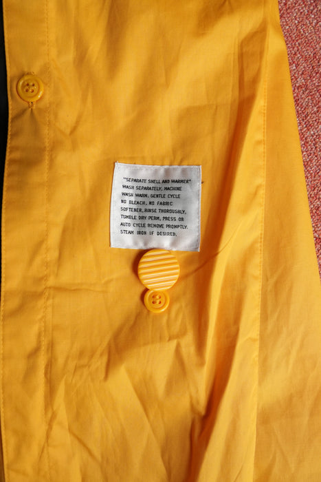 80s totes puff rain coat