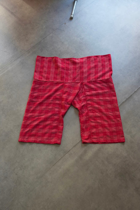 90s tartan Thailand pants
