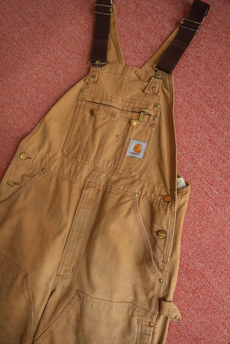 90s Carhartt duck doubleknee overall