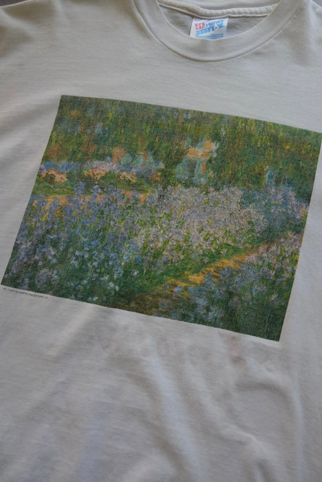 90s Claude Monet "The Artist’s Garden at Giverny "tee