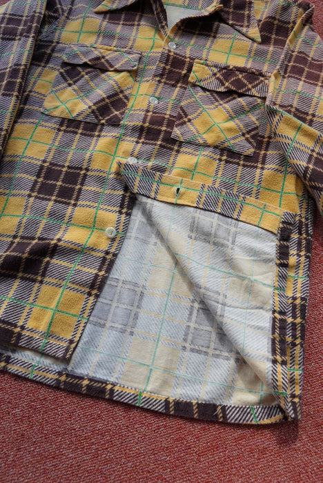 4.50s SEDGWICK print flannel shirt