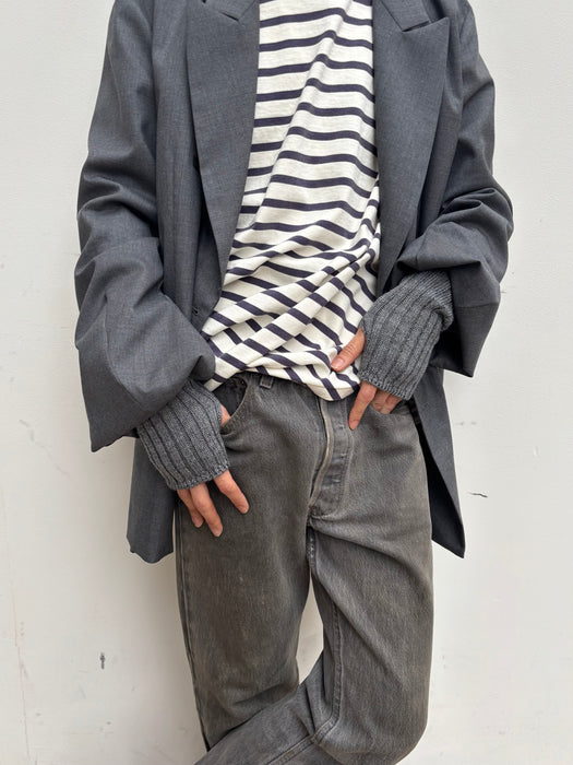 LEUCTFEUR GLOVES FINGERLESS Grau