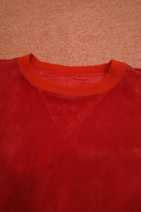 00s BREIER of AMSTERDAM suede sweat