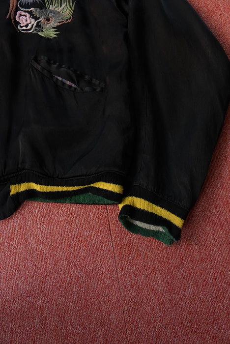 50s satin souvenir jacket