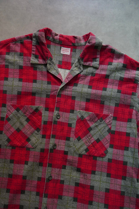 50s PENNEY’S print flannel